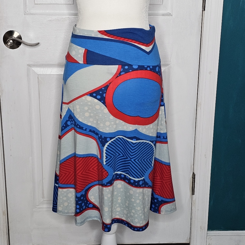 Lularoe Azure A-Line Skirt S